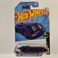 Hot Wheels HW Batman The Animated Series Purple Batmobile Toy DC Comics