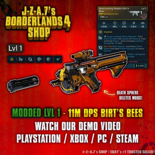 Borderlands 4✨MODDED LEVEL 1 ONE BL4 GEAR, WEAPONS, ITEMS, GUNS✅PC-PS-XBOX✨ - Picture 42 of 66