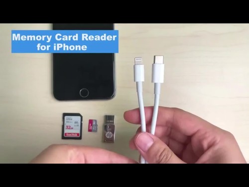 SD/TF Card Reader 5-in-1 - Lightning/USB 3.0/Type C Adapter for IPhone/Android - Video 1 of 1