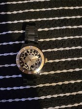 Ladies Quartz Wristwatche Leopard Print Style New Battery