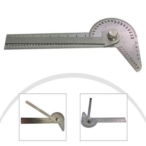 Hardened Stainless Steel Ruler with Center Finder and Bevel Protection - Bild 4 von 12