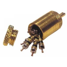 Robinair Valve Core Removal Tool,Brass,1/4" 13145 Robinair 13145 1/4 in