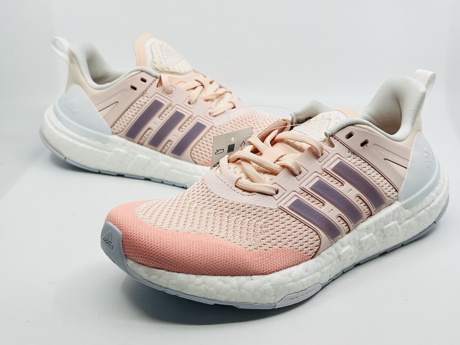 Adidas Equipment Boost Running Shoes Coral Pink Womens Size 6 H02753-image