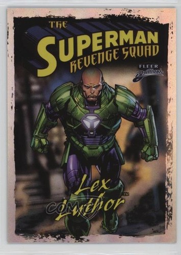 2025 Fleer Brilliants Superman Superman Revenge Squad Lex Luthor #RS-1 1jb0