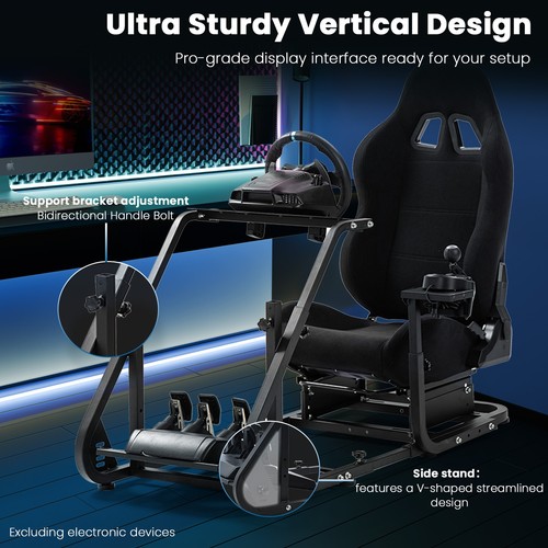 Mokapit G29 Racing Simulator Cockpit o Seat Fit Logitech G920 G923 G PRO Xbox - Imagen 17 de 23