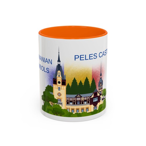 Mug, Romanian Symbols, Peles Castle, Gift for Travelers, Unique Coffee Cup, - Bild 10 von 33