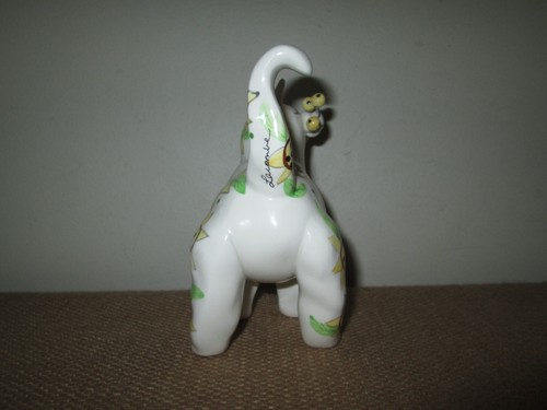 2002 AMY LACOMBE Whimsiclay Fancy Felines Sunflower Cat Figure; #86055 - Picture 4 of 5