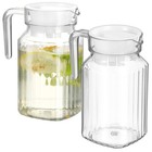 2 PCs Pitcher Töpfe große Kapazitätskrüge mit Deckel für kaltes heißes