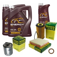 Inspektionspaket 11L Mannol Energy 5W-30 FüR Mercedes W463 G 400 CDI W220 S E