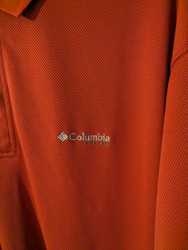 Columbia PFG Men's SZ XL Polo Shirt Omni-Shade Short Sleeve Red Fishing Gear - Picture 7 of 10