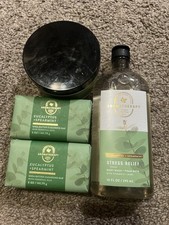 New Bath and body works Therapy Eucalyptus Spearmint Stress Relief Set