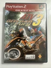 ATV Offroad Fury 3 (Sony Playstation 2, PS2)  COMPLETE CIB - Tested