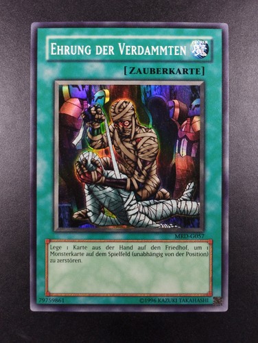 YUGIOH 2003 | TRIBUTE TO THE DOOMED | MRD-G057 | OLD PRINT | GERMAN | NM - MINT - Bild 1 von 11