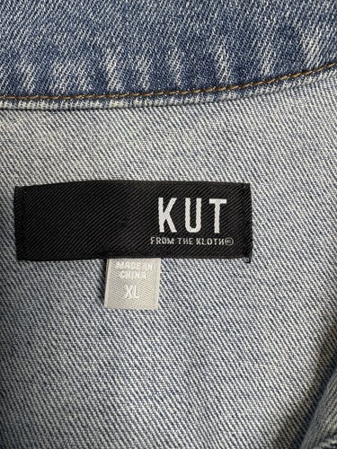 Giacca donna Kut from the Kloth blu Julia denim taglia XL - Foto 6 di 7