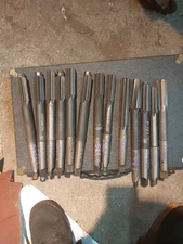 Lot Of 13 Mt3 reamers 1.1245" 1.125" 0.966"  15/16" Very Good Condition