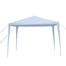 10' X 10' Canopy BBQ Party Tent Wedding Outdoor Waterproof Gazebo Upgrade White