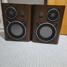 DIATONE DS-22S speaker pair capacitor replaced edge reupholstered Used Working  			