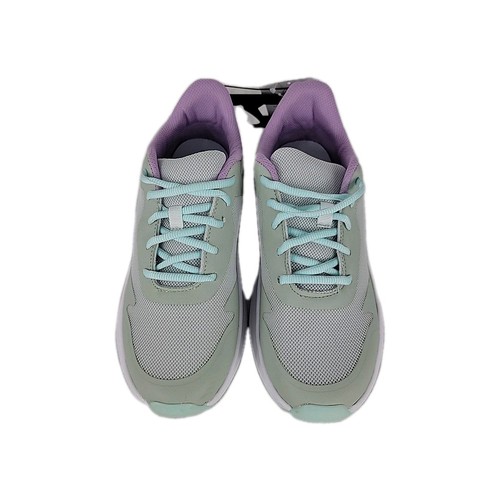 Athletic Works Mädchen Sneaker Gr. 5 Memory Foam Mesh Schnürschuhe grau lila - Bild 2 von 5