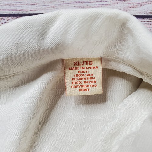 Tommy Bahama Hemd 100% Seide Lip Out Martini Glas bestickt Herren Gr. XL - Bild 8 von 8