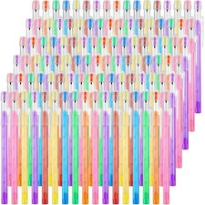Stackable Pencil for Kids, Multipoint Non Sharpening HB Translucent Stacking ...