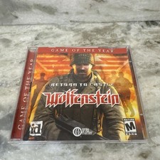 Return to Castle Wolfenstein: Game of the Year (PC, 2002) Complete 2 Discs