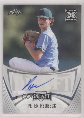 2021 Leaf Draft Base Auto Peter Heubeck #BA-PH1 Auto - Picture 1 of 4