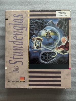 PC IBM MS DOS DAS STUNDENGLAS Retro BIG BOX Software 2000