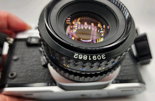 PENTAX Super PROGRAM 35mm Film Camera w/ SMC Pentax-A 50mm f/2.0 Lens FOR PARTS - Picture 10 of 19