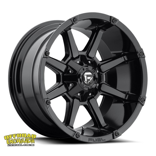 4/ 20x10" 8x180 Fuel Off-Road Coupler Wheels 2011-Up Chevy GMC Sierra 2500 3500 - Picture 2 of 5