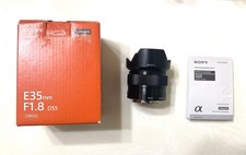 Sony E 35mm f/1.8 OSS E -Mount Lens with Box and Hood