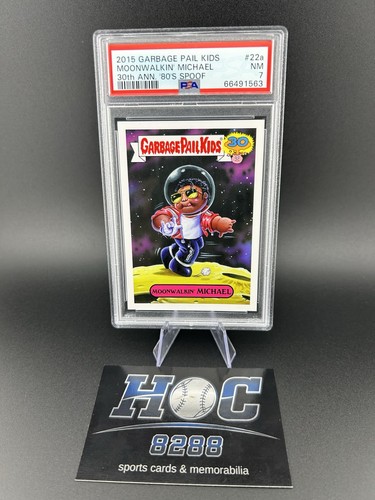 2015 Topps MoonWalkin Michael GPK 30th Anniversary Garbage Pail Kids PSA 7 - Picture 3 of 3