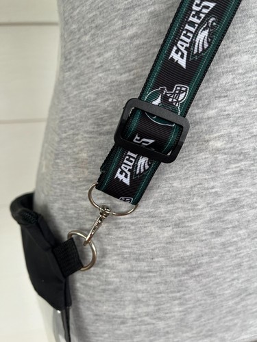 Philadelphia Eagles Purse Strap 1”x46” Grad Alum Gift 4 Her Mom Nana Football - Picture 5 of 5