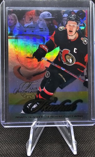 2022-23 Upper Deck Fleer Ultra Flair Showcase Showtime Row 2 Brady Tkachuk #9 - Bild 1 von 2