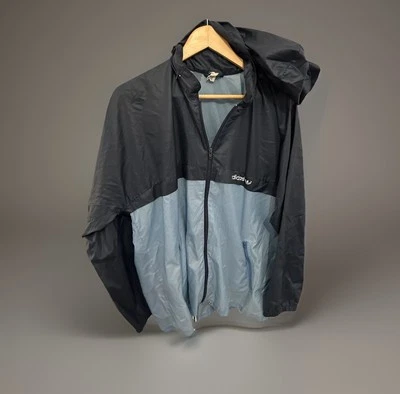Adidas Windbreaker Jacke Size XL 🏸🏸🏸 Retro Vintage Track JACKET 🌧 Regenjacke - Bild 1 von 4