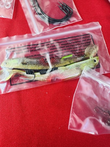 Packages of Mighty Bite Fishing Lures 2 Nano Kits Tackle Bass Fish Bait - Picture 2 of 11