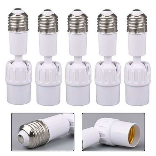 E27 verstellbare Leuchtenadapter 5er Set für Heimwerker - Photo 8/8