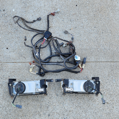 Luces antiniebla 90-91 1990-1991 Honda Accord Cb7/9 con todos los botones y arnés de cables  - Imagen 10 de 10