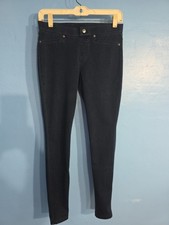 Hue Ladies Size S Blue Elastic Waist Pullon Legging