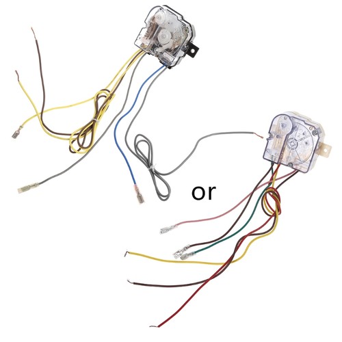 6-Wire Washing Machine Timer 90 Degree Central Hole Distance 68mm Switch Shaft - Picture 2 of 8