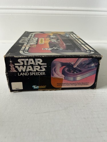 STAR WARS LAND SPEEDER MIB CON INSERTO COMPLETO 1° EDIZIONE KENNER VINTAGE 1978 ANH - Foto 13 di 24