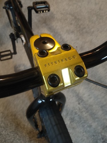 22 Inch Fit bike co BMX - BLACK / GOLD - *Rare* XL SIZE BMX - Picture 4 of 9