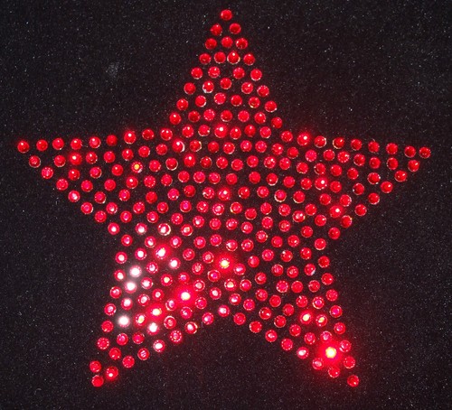 5INCH STAR IRON-ON HOTFIX RHINESTONE CRYSTAL BEAD STONE T-SHIRT TRANSFER PATCH - Picture 5 of 11