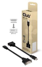 Club 3D HDMI Adapterkabel HDMI zu DVI-D passiv St./Bu. schwarz CAC-HMDDFD