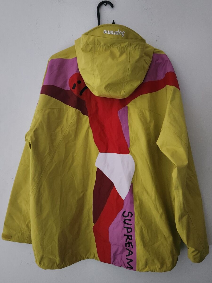 FW22 Supreme Gonz GORE-TEX Shell Jacket $498 L Large Yellow FW22 Supreme Gonz GORE-TEX Shell Jacket $498 L Large Yellow