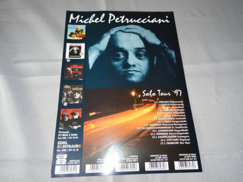 MICHEL PETRUCCIANI - SOLO TOUR '97 / 1 EDEL-PROMO-SHEET (DINA-4)  - Picture 1 of 1