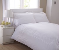 Charlotte Thomas Laura Duvet Cover Set, King Size, White Charlotte Thomas Laura Duvet Cover Set, King Size, White