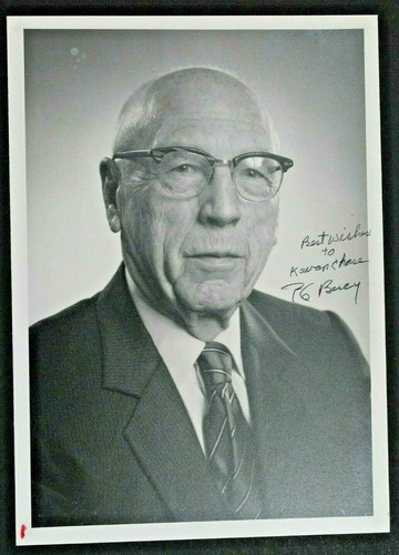 Paul Bucy (d1992) Autographe neuropathologiste américain signé vintage 5x7 photo C - Photo 1/3