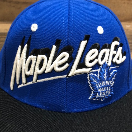 Toronto Maple Leafs Hat Snapback Cap Mens Blue Black NHL Hockey Zephyr - READ - Picture 2 of 13