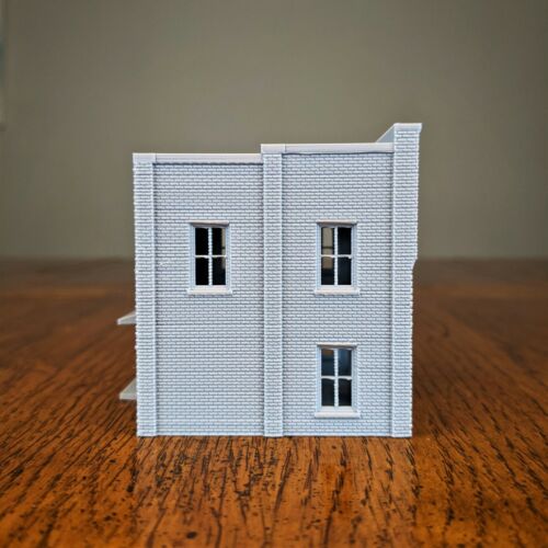 HO Maßstab - North Carolina Bogenziegel Gemischtwarenhaus - Maßstab 1:87 Gebäude - Bild 3 von 10