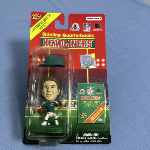 Dan Marino NFL Headliners Sideline Quarterback Figure w Cap Limited Edition 1998